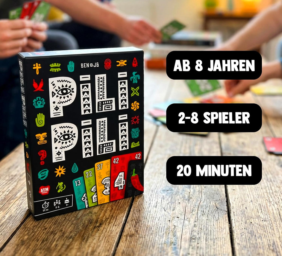 ATM Gaming PILI PILI – Gesellschaftsspiel – Gewinner des Grand Prix du Jouet 2025 – Taktisches Stich