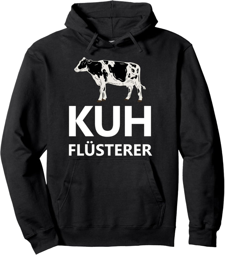 Milchbauer Kuh Kühe Landwirt Landwirtschaft Kuhflüsterer Pullover Hoodie