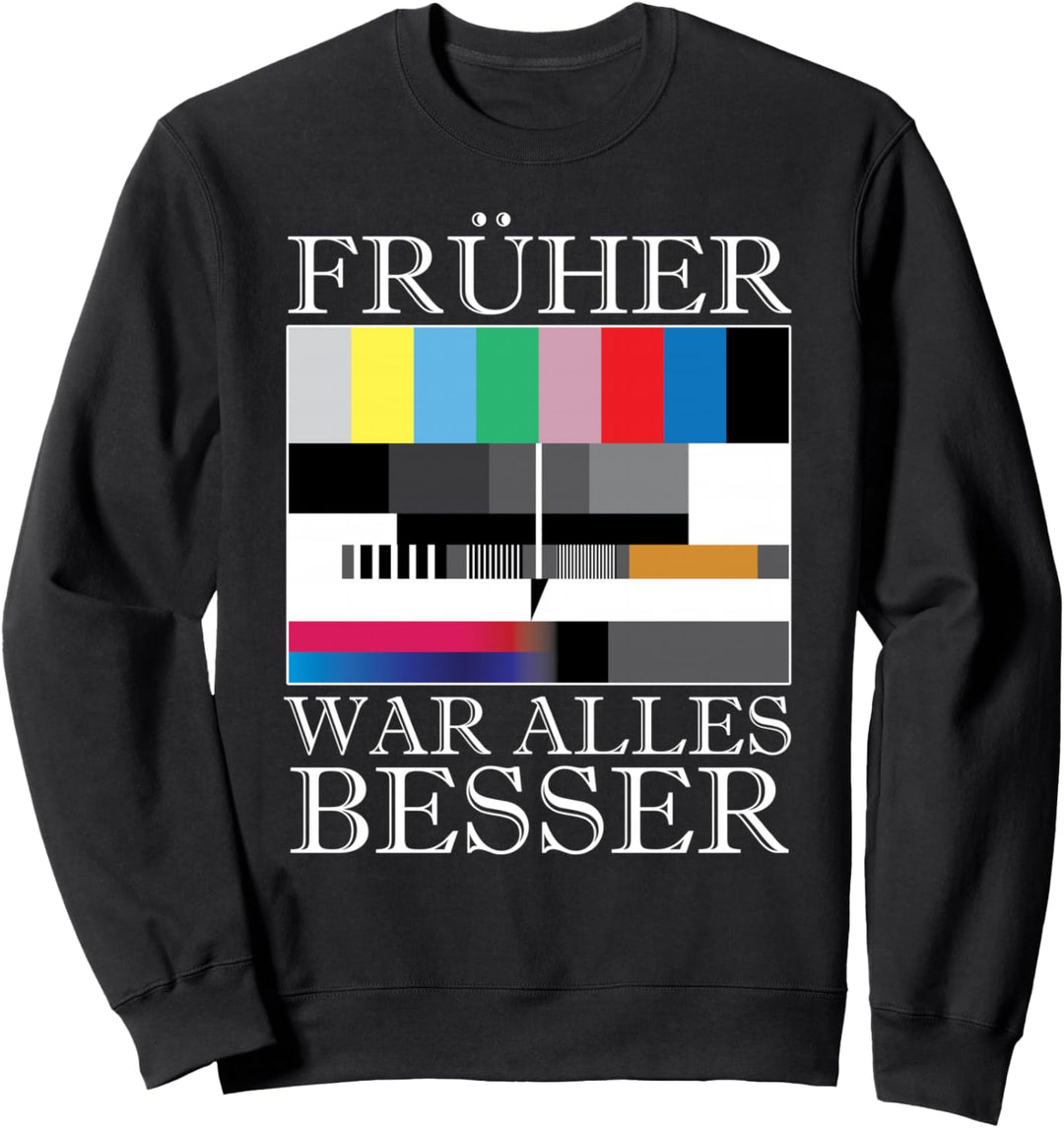Testbild 80er 90er Jahre Nerd Retro Sweatshirt