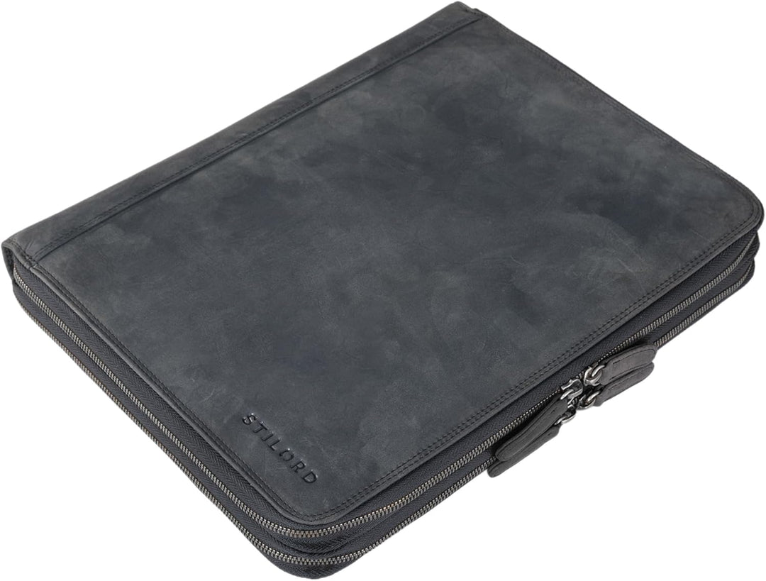 STILORD 'Ferris' Dokumentenmappe Echtleder Konferenzmappe XL für 13,3 Zoll MacBook Dokumententasche