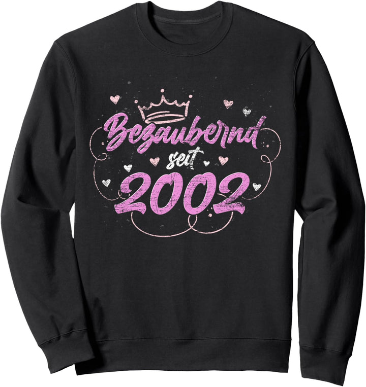 Bezaubernd seit 2002 Geschenk Frauen 20 Geburtstag Sweatshirt