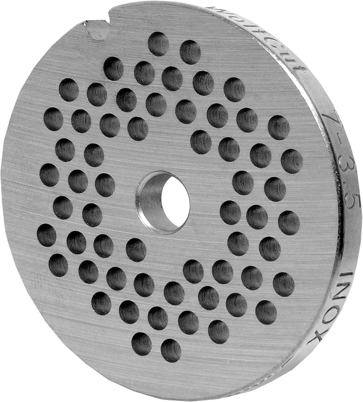 Wolfcut Lochscheibensatz kompatibel mit alle Fleischwolf Grössen 7/3,5mm + 4,5mm + 10mm Bohrung - fü
