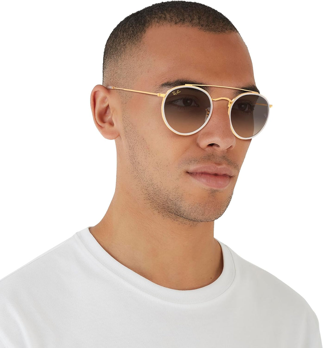 Ray-Ban DOUBLE BRIDGE RB 3647N Legend Gold/Grey Shaded 51/22/145 Unisex Sonnenbrillen
