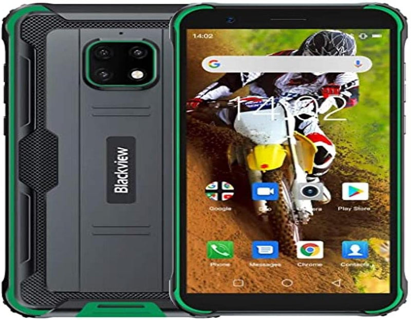 Blackview BV4900 Outdoor Smartphone ohne Vertrag Android 10,0 Dual-SIM-Karte 4G Handy 5.7 Zoll HD Di