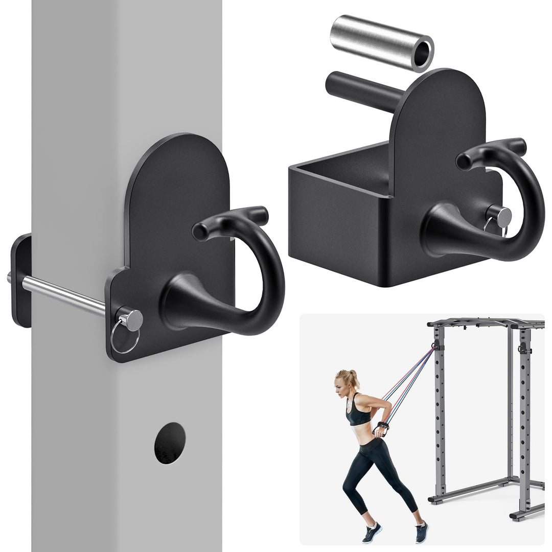 Kipika Power Cage Squat Rack Home Gym Zubehör - Anker für Widerstandsbänder Passt Rack mit 5/8„ oder