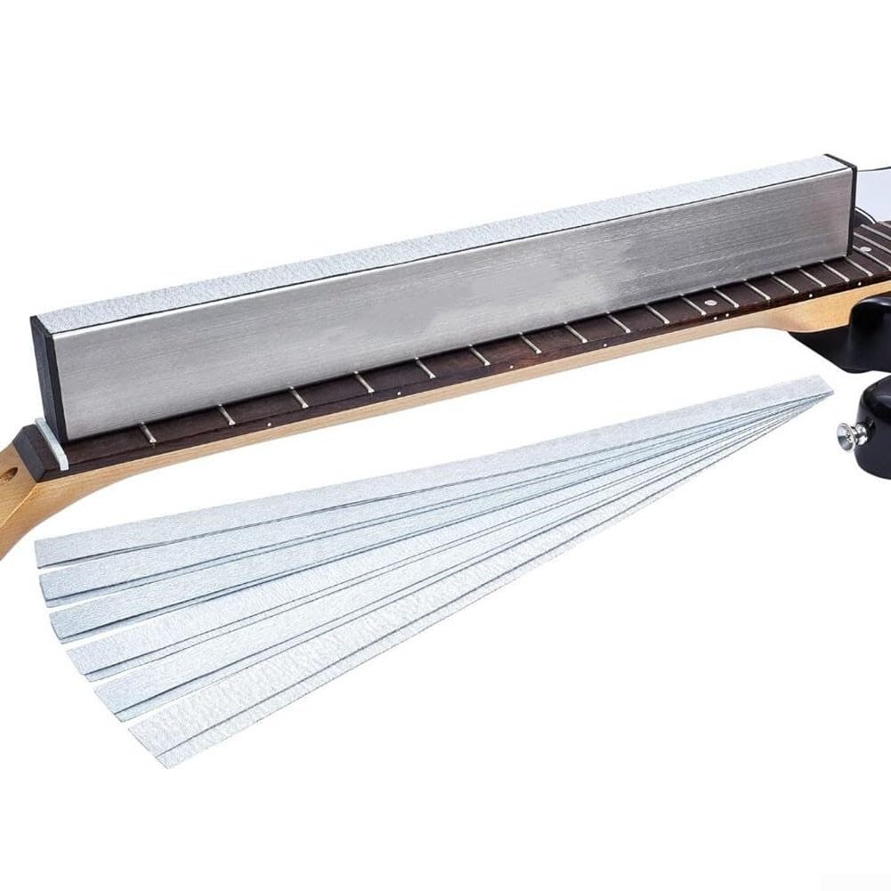 Gitarren-Nivellierstange, Gitarrenbund-Polierset, Gitarrenhals-Bundbalken Nivellierstange Gitarrenba