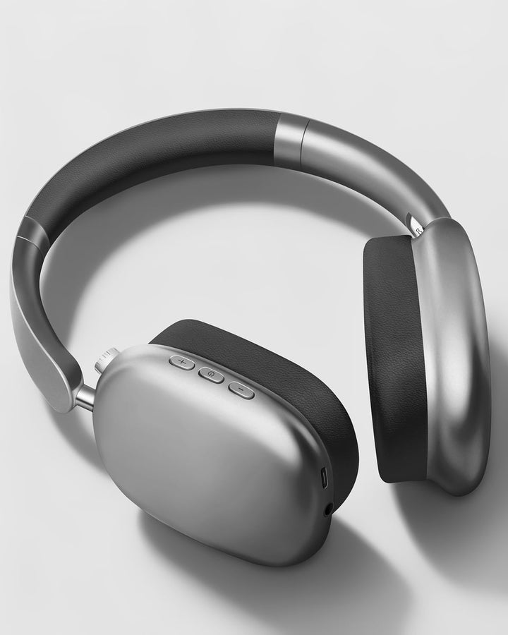 Wentronic Y01 Noise-Cancelling-Kopfhörer, Kabellose Over-Ear-Kopfhörer, Bluetooth 5.3, Hi-Res Sound,