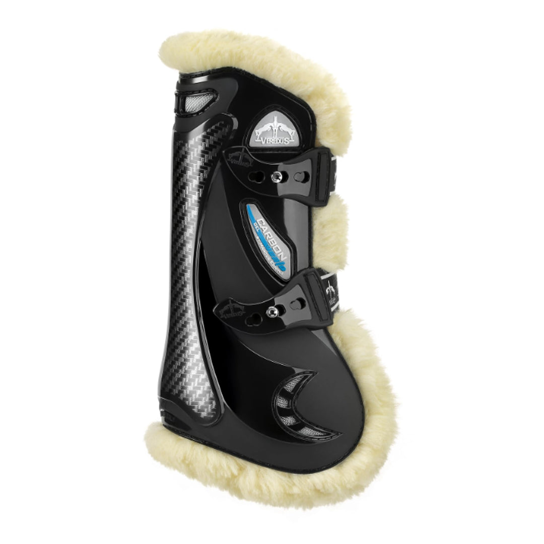 Veredus Carbon Gel Vento Save The Sheep Front Tendon Boot Schwarz Medium, Schwarz Medium