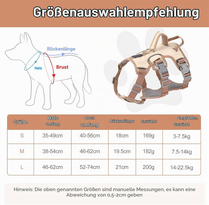 Mehrzweck-hundegeschirr, Ausbruchsicheres Anti Zug Hundegeschirr, Anti Zug Geschirr Hund Sicherheits