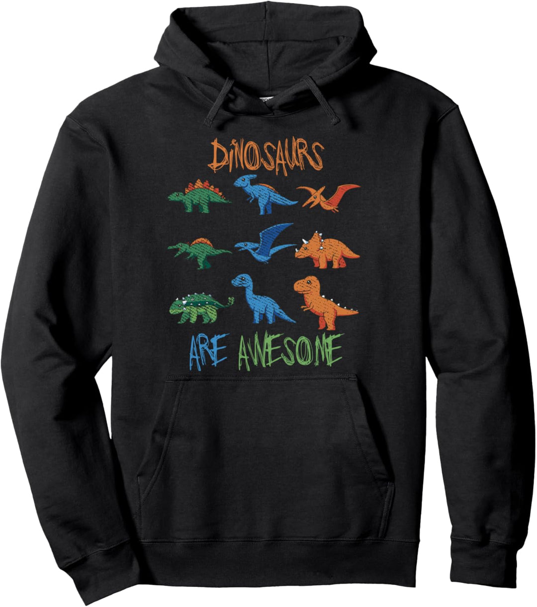 Dinosaurs Are Awesome Dinosaurier Pullover Hoodie