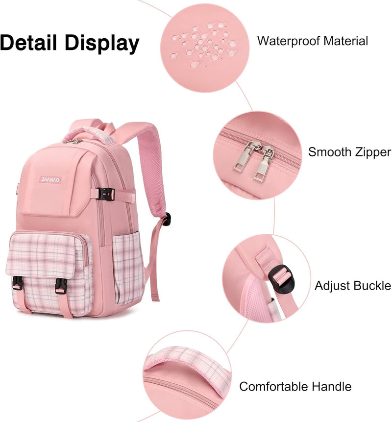 FANDARE Ultraleicht Rucksack Schulranzen Schultaschen Schulrucksack Damen Herren Schultasche für Jug