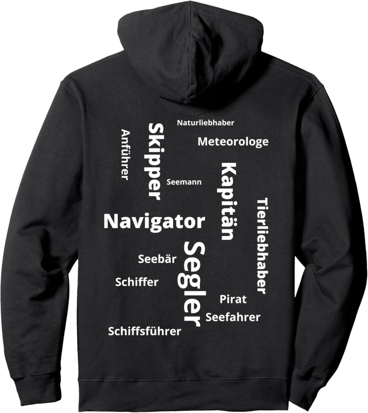 Kapitän-Skipper-Segler...Schiffsführer Seebär Meteorologe Pullover Hoodie
