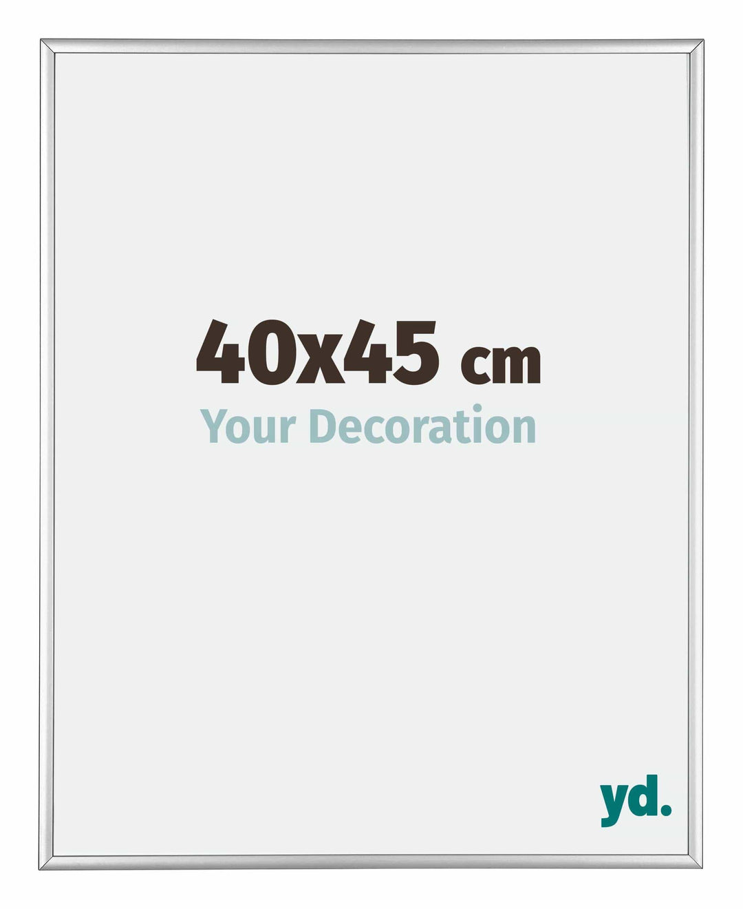 yd. Your Decoration - Bilderrahmen 40x45 cm - Bilderrahmen aus Aluminium mit Acrylglas - Antireflex