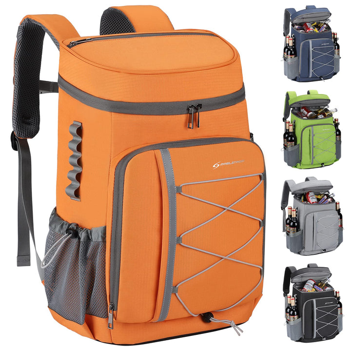Maelstrom Kühlrucksack 35/50 Dosen, Isolierter Cooler Rucksack Auslaufsicher, Grosse Kühltasche Ruck