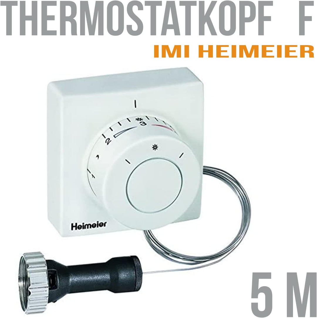 TA Heimeier Thermostat-Kopf Ferneinsteller Kapillarrohr 5 m, 2805-00.500