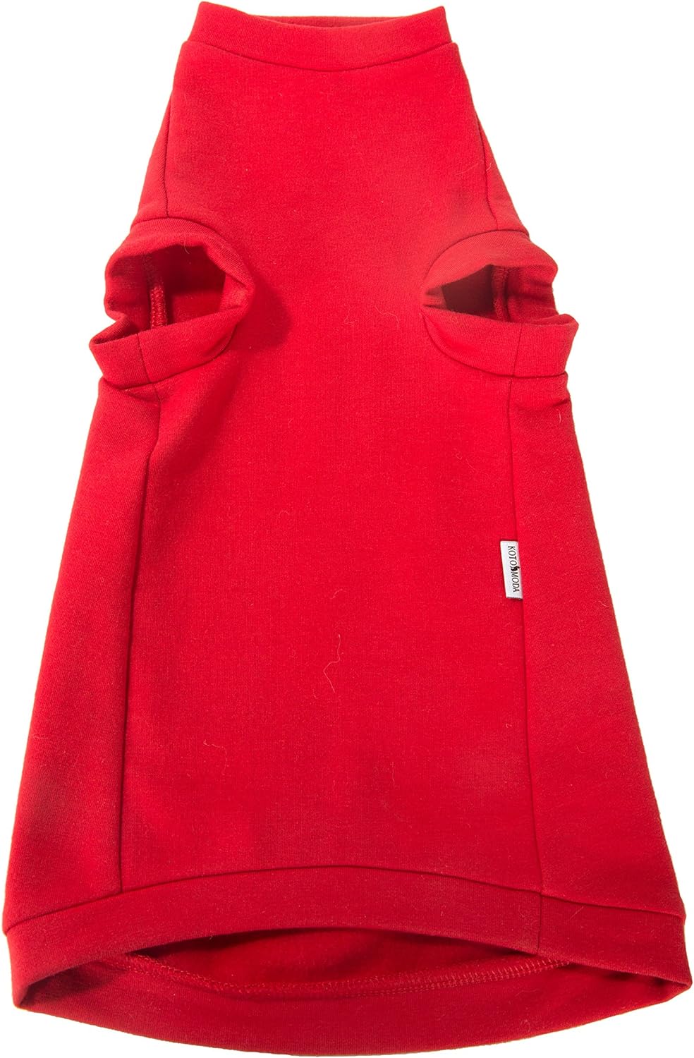Kotomoda Katzen Kleidung Warm Turtleneck Maxi Winter in Red (XL), xl