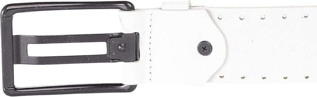 Redbridge Herren Gürtel Echt Leder Leather Belt Ledergürtel 85 Weiss, 85 Weiss