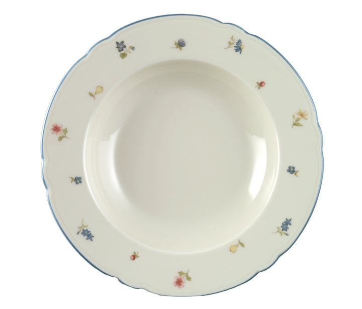 Seltmann Weiden Suppenteller 23 cm Fahne 6 Stück Marie Luise Streublume 30308