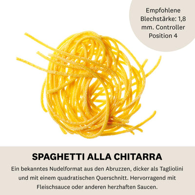 Marcato Zubehörteil für Atlas 150, Stahl, Silber, Spaghetti Chitarra-23x20x16cm, Spaghetti Chitarra