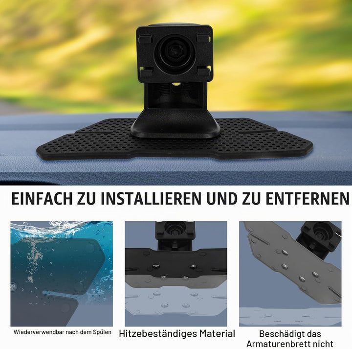 Halterung für Carplay Tragbar, Einfache Installation Klebeständer Halter Kompatibel mit Carplay Bild