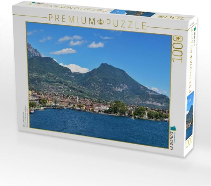 CALVENDO Puzzle Blick auf Riva del Garda 1000 Teile Lege-Grösse 64 x 48 cm Foto-Puzzle Bild von Susa