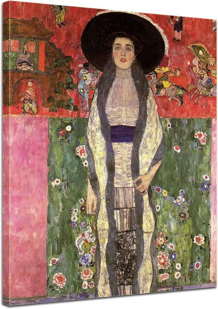 Bilderdepot24 Bild auf Leinwand | Gustav Klimt Portrait der Adele Bloch-Bauer in 50x60 cm als Wandbi