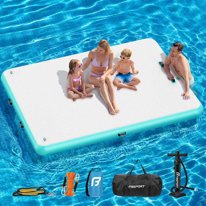 Aufblasbare Dock Schwimmende Plattform Aufblasbare Wasserhängematte, Multi Personen Aufblasbares Sch