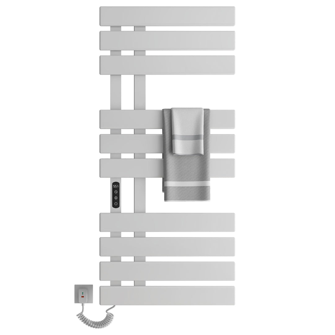Elektrischer Handtuchhalter, WiFi Smart Thermostat Schwarz Handtuchwärmer, für Alexa und Google Home
