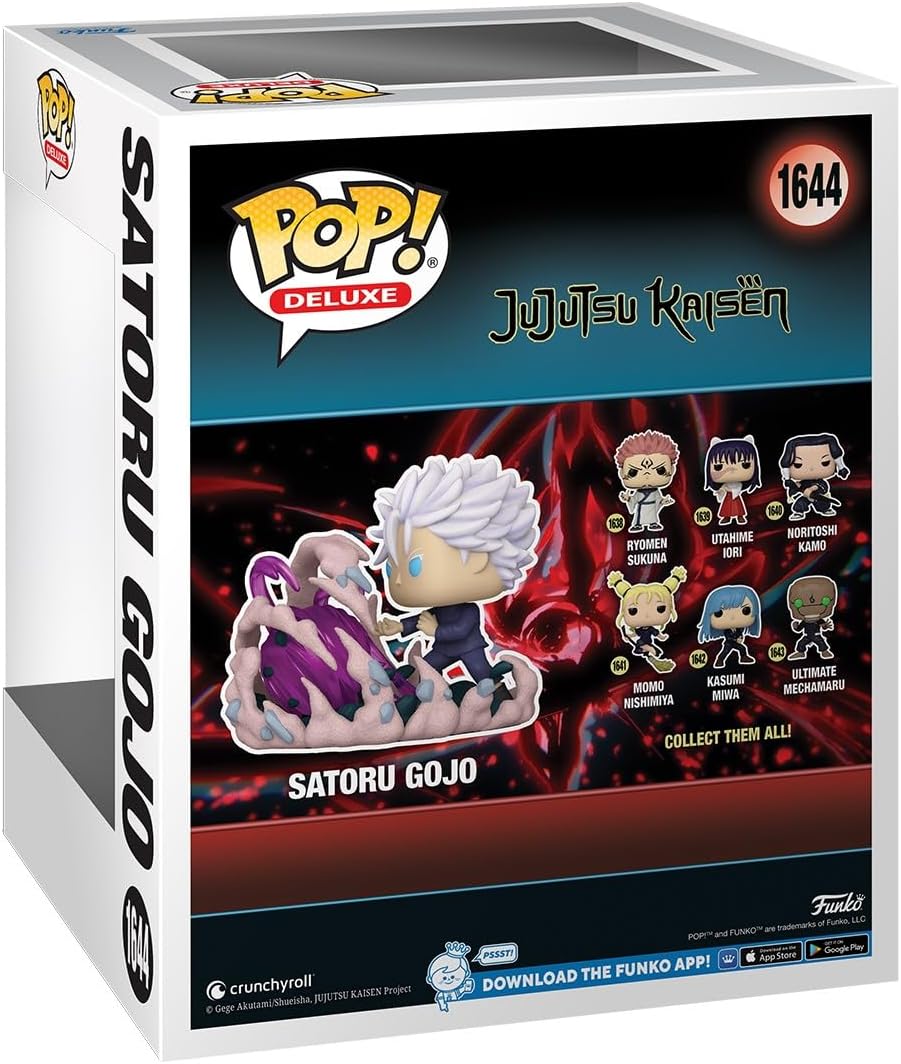 Funko Pop! Deluxe: JJK - Satoru Gojo - (HT: Purple) - Jujutsu Kaisen - Vinyl-Sammelfigur - Geschenki