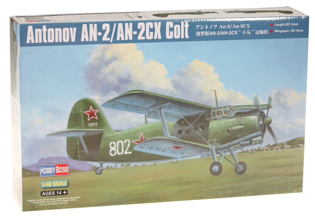 Hobby Boss 81705 Modellbausatz Antonov AN-2/AN-2CX Colt