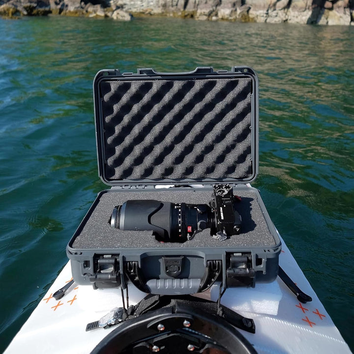 Nanuk 910 Wasserdichter Hartschalenkoffer Mit Plüschschaumeinlage - Rot Rot Cubed Foam, Rot Cubed Fo