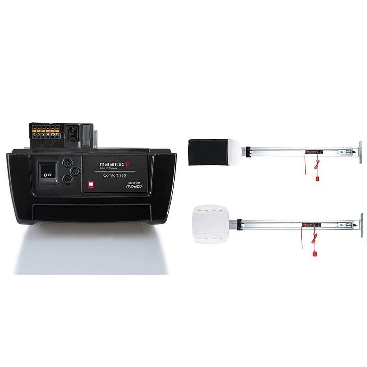 Marantec Comfort 260 accu Garagentorantrieb, Set inkl. SZ 11 Antriebsschiene 1 Handsender und Akku-L