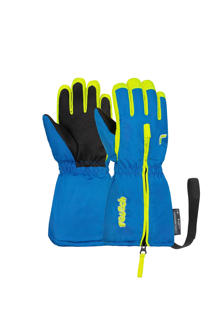 Reusch Unisex – Babys Kleinkinder Handschuhe Tom Warm, Wasserdicht, Extra Atmungsaktiv IV blau / gel