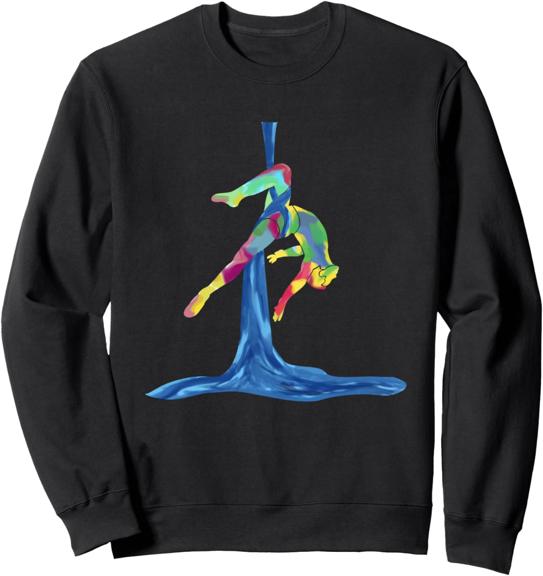 Aerialist Turnerin Tanz Akrobat Tänzerin Seidengeschenk Sweatshirt