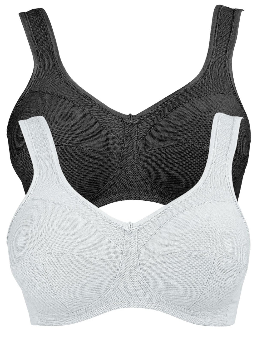 Anita - Jana Damen Entlastungs-BH ohne Bügel – Hoher Baumwollanteil, Gepolsterte Träger, Perfekte Pa