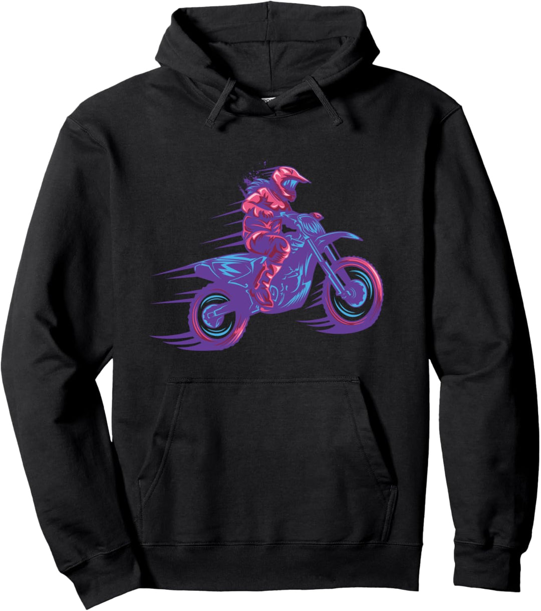 Motocross Motorrad Bike Sport Dirt Biker Motorsport Geschenk Pullover Hoodie