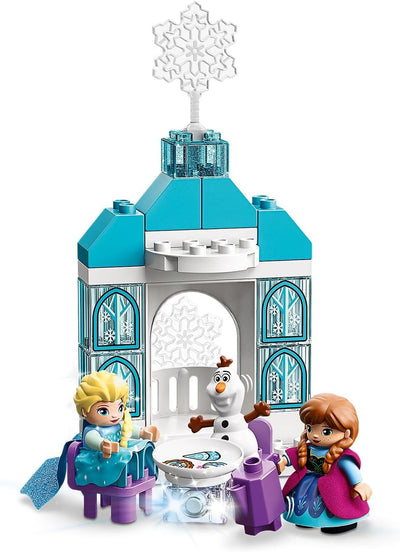 LEGO 10899 DUPLO Princess Frozen Elsas Eispalast, Bauset mit einem Leuchtstein, Prinzessin ELSA und