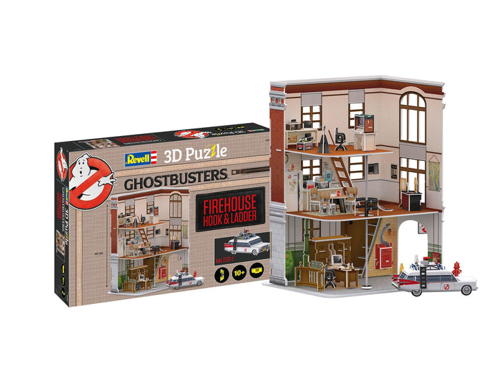 Revell 3D Puzzle 00223 Ghostbuster Die Ghostbusters Welt als 3D Puzzle entdecken, Bastelspass für je