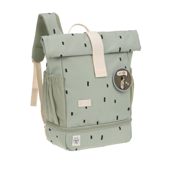 LÄSSIG Kindergartenrucksack Kinderrucksack Rolltop mit Brustgurt wasserabweisend, 11 Liter/Mini Roll