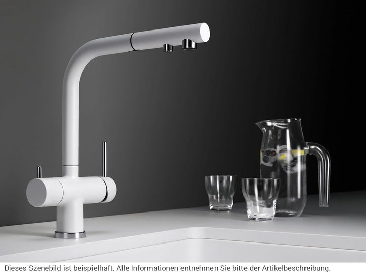 BLANCO FONTAS-S II Filter | Küchenarmatur in felsgrau | Hochdruck | Mit herausziehbarem Schlauch | R