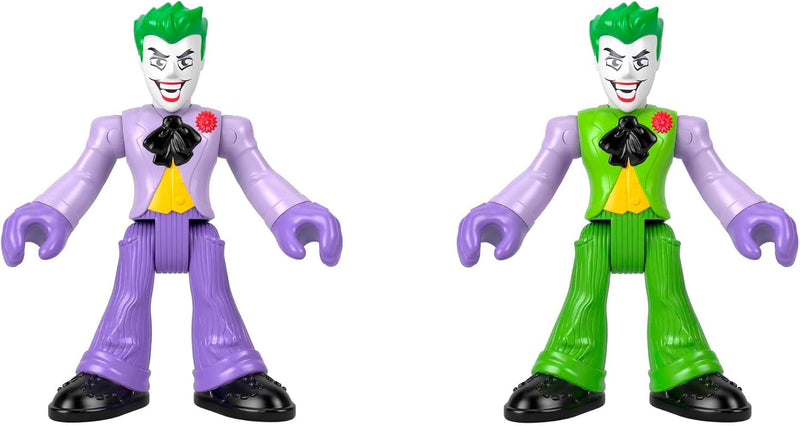 IMAGINEXT DC Super Friends Batman-Spielset - Joker-Haus mit Figuren, die in warmem und eiskaltem Was