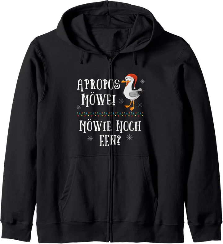 Lustiges Apropos Möwe Möwie noch een Weihnachten Geschenk Kapuzenjacke