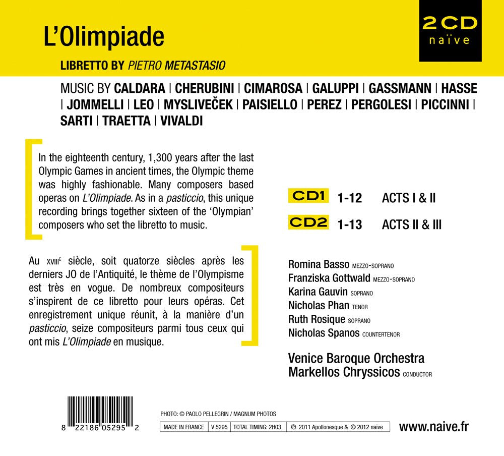 L'Olimpiade, Audio-CD