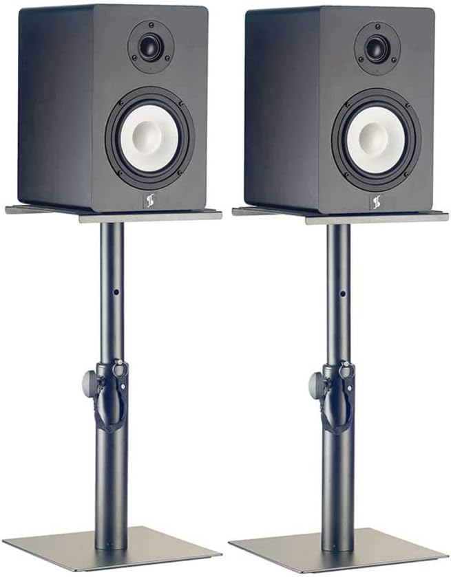 Stagg Table Top Monitor Speaker Stands (Pair) Single, Single
