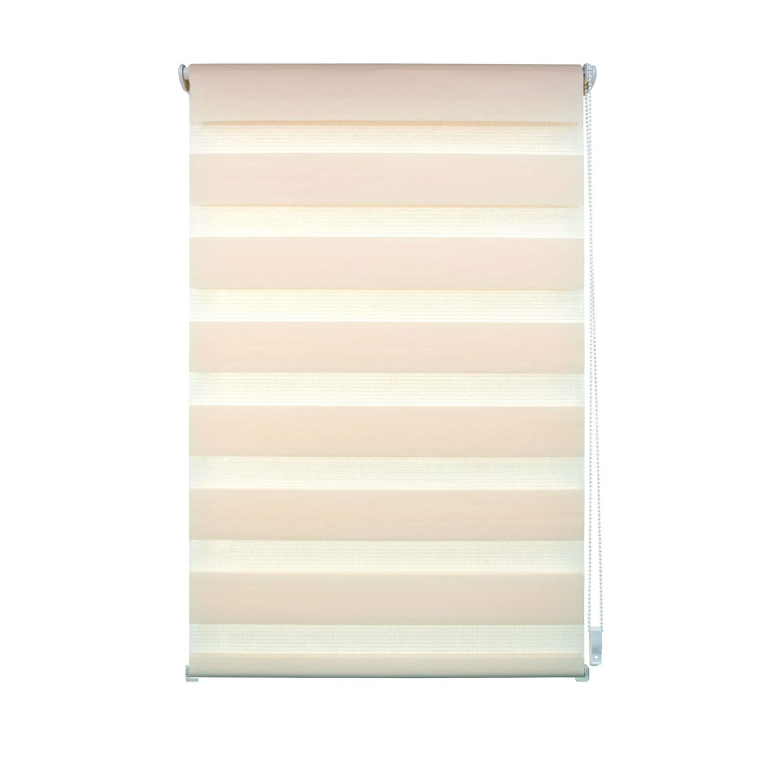 Liedeco Duo Rollo apricot Klemmfix, Doppel-Rollo ohne Bohren mit Klemmträger 60 cm x 160 cm (B x L)