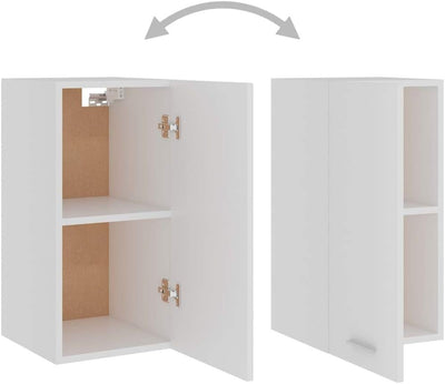 homiuse Hängeschrank Weiss 29,5x31x60 cm Holz KüChenschrank HäNgeschrank KüChe KüChenunterschrank Kü