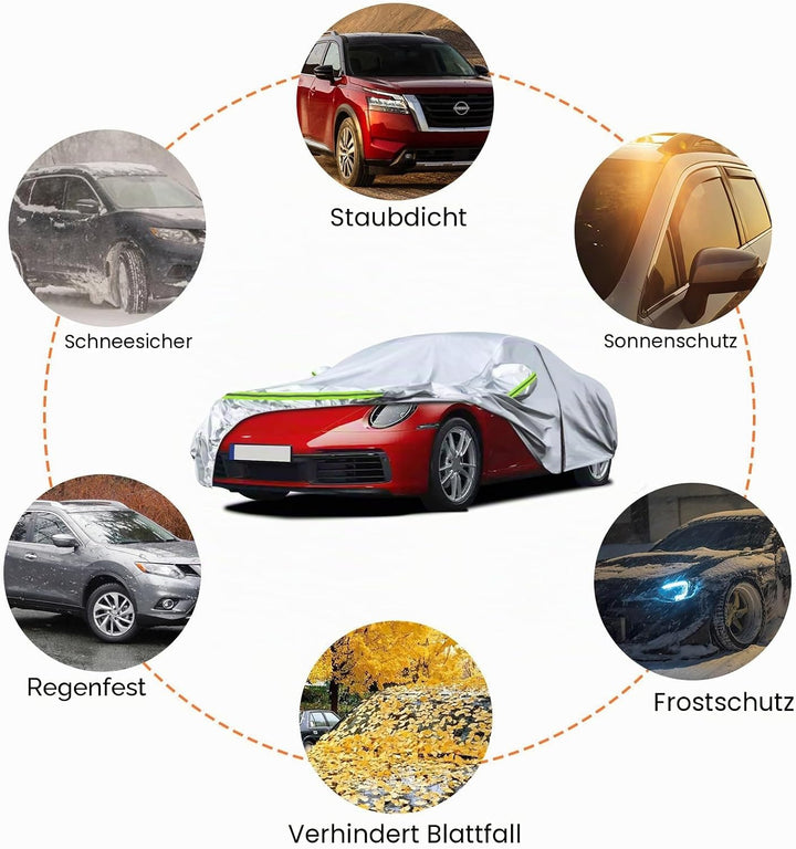 Autoabdeckung Outdoor Wasserdicht Passend für Porsche 911 991 992 996 997 1998-2025, Sommer Vollgara