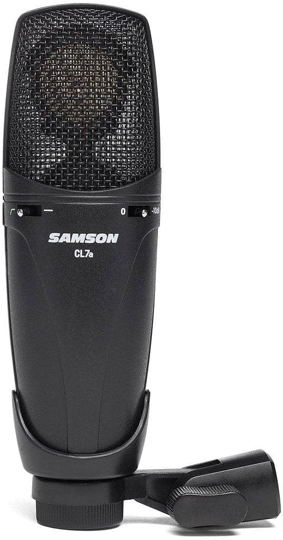 SAMSON CL7a – Grossmembran Kondensatormikrofon (Cardioid) für Studio-Vocals, Instrumente & Laute Sig