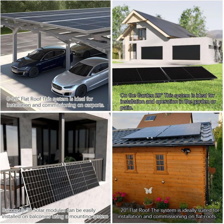 Y&H 500W Wechselrichter Solar Wechselrichter,MPPT Grid-Tie Mikro Wechselrichter,AC230V Ausgang,Solar