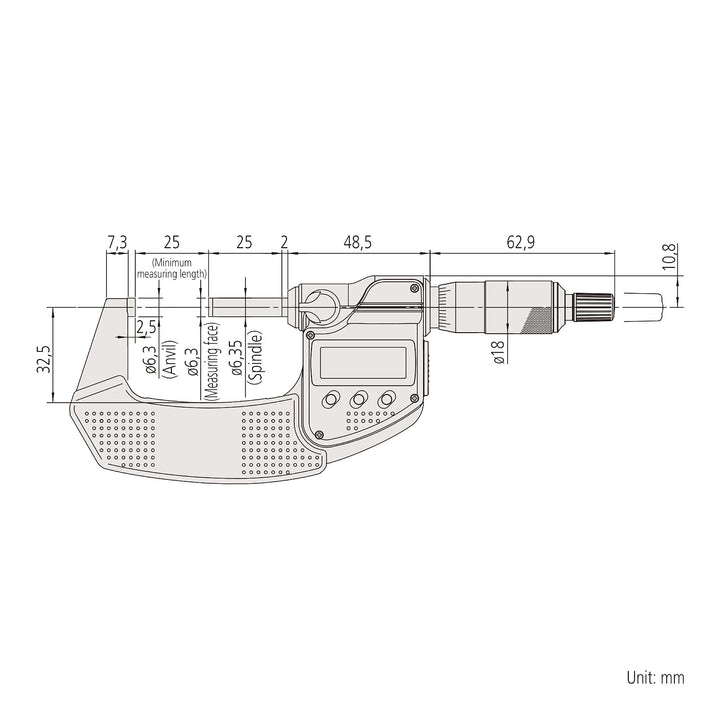 Mitutoyo 293-241-30 Digimatic Bügelmessschraube